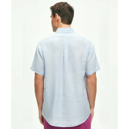 Irish Linen Short-Sleeve Sport Shirt