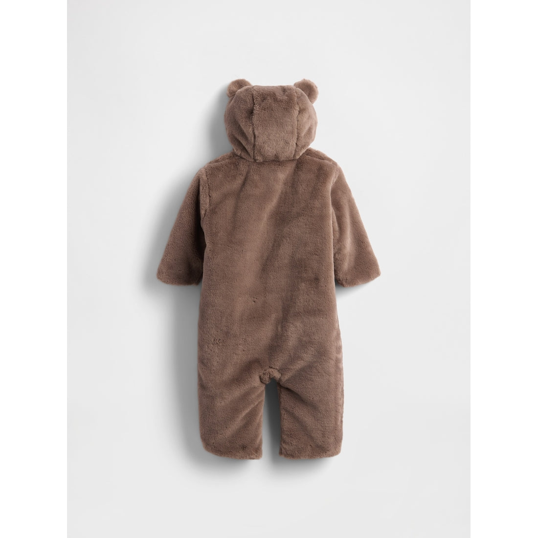 Baby Faux Fur Bear Hooded One-Piece
