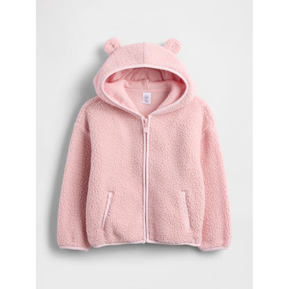 Toddler & Sherpa Bear Zip Hoodie