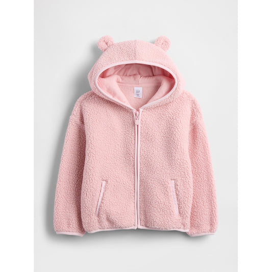 Toddler & Sherpa Bear Zip Hoodie