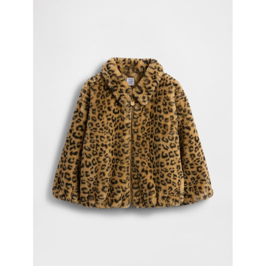 Baby & Faux Fur Zip Jacket