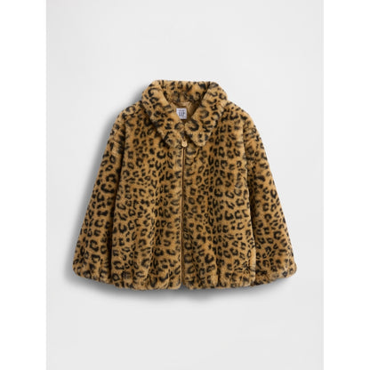 Baby & Faux Fur Zip Jacket