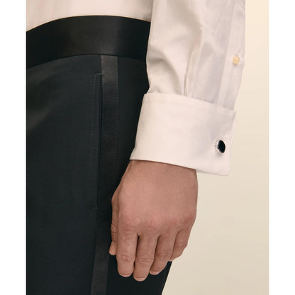 Classic Fit Merino Wool Twill 1818 Tuxedo Pants