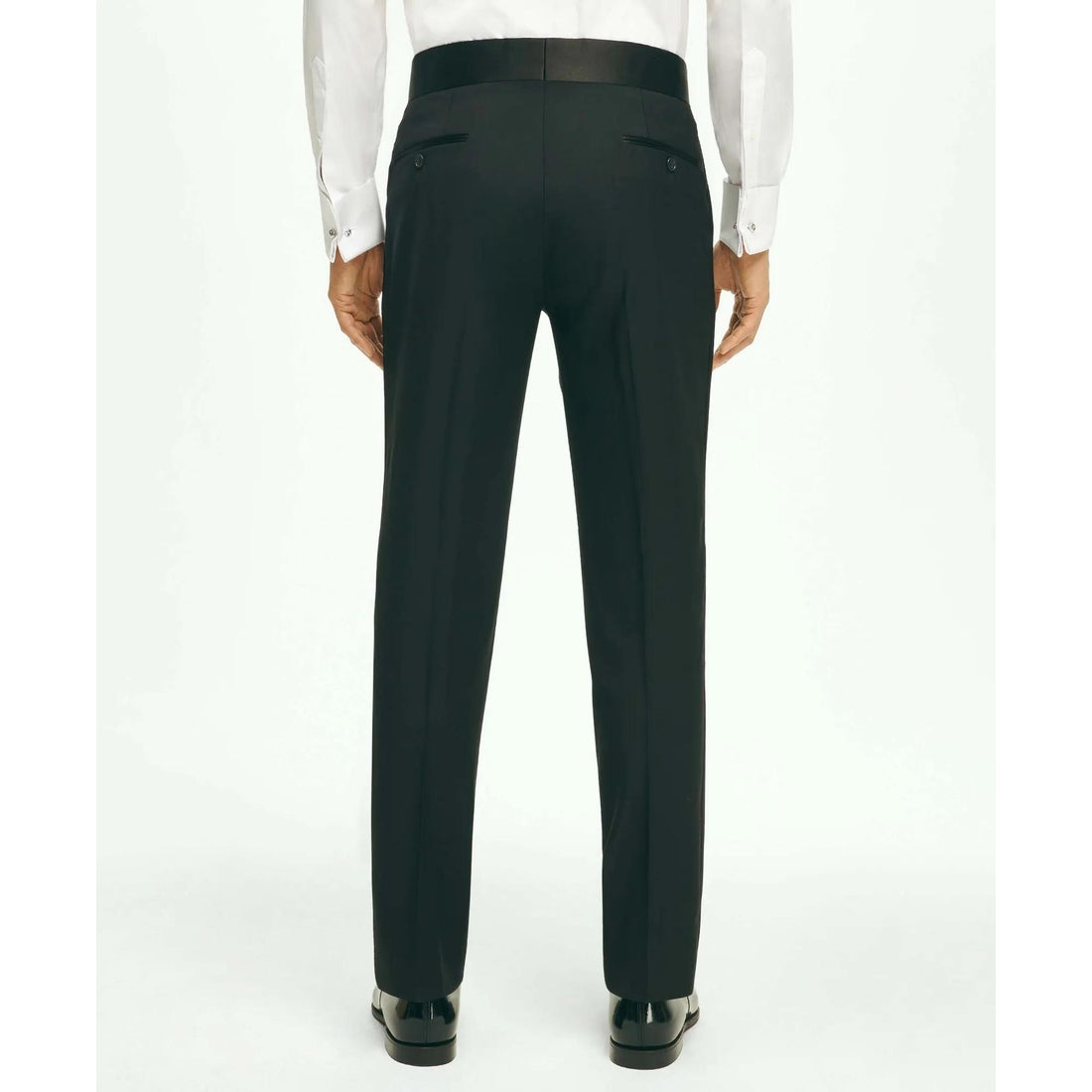 Classic Fit Merino Wool Twill 1818 Tuxedo Pants