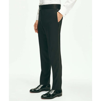 Classic Fit Merino Wool Twill 1818 Tuxedo Pants