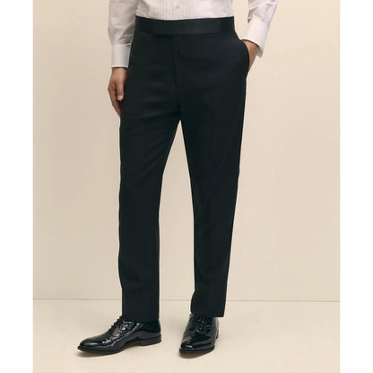 Slim Fit Merino Wool Twill 1818 Tuxedo Pants