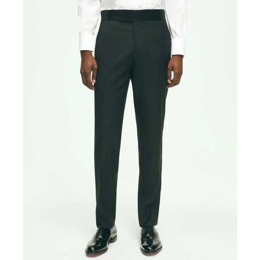 Slim Fit Merino Wool Twill 1818 Tuxedo Pants