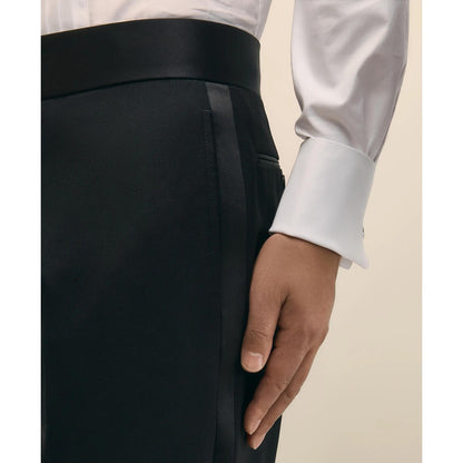 Slim Fit Merino Wool Twill 1818 Tuxedo Pants