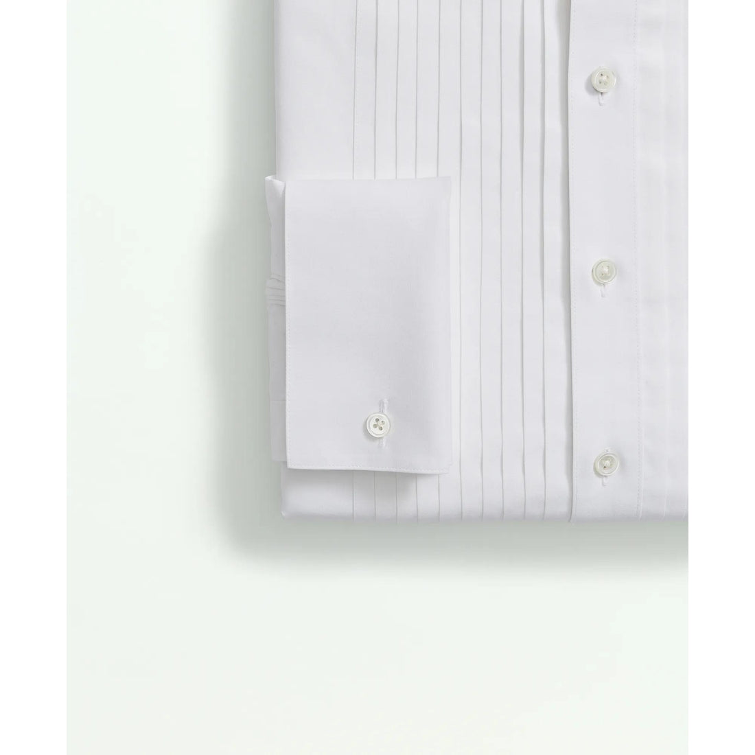 Stretch Supima Cotton Broadcloth Wing Collar, Tuxedo Shirt