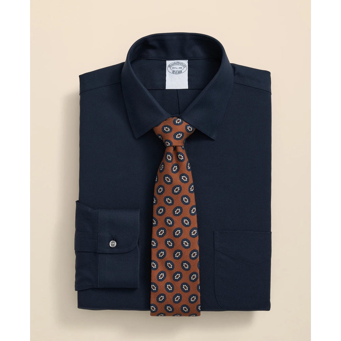 Brooks Brothers Explorer Collection Non-Iron Twill Ainsley Collar, Dress Shirt