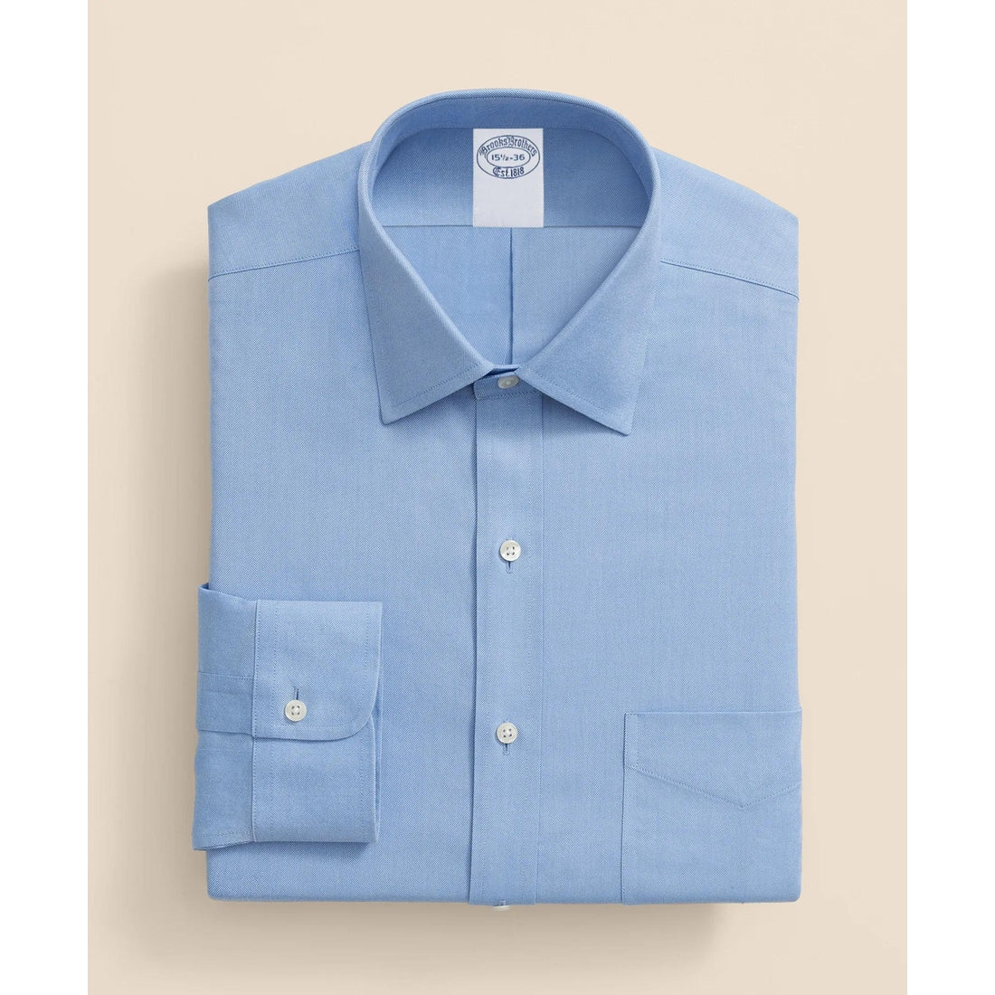 Brooks Brothers Explorer Collection Non-Iron Twill Ainsley Collar, Dress Shirt