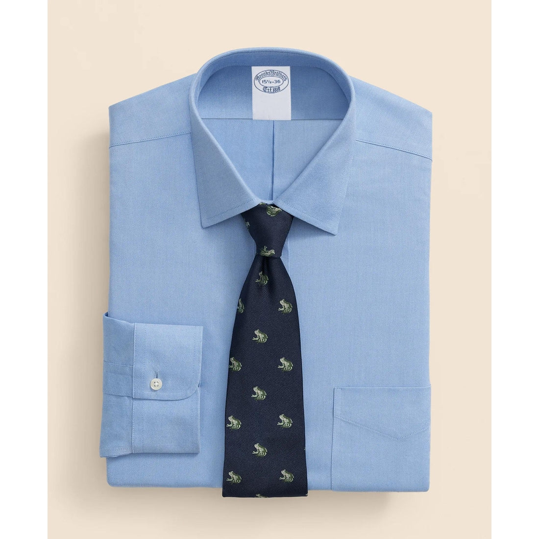 Brooks Brothers Explorer Collection Non-Iron Twill Ainsley Collar, Dress Shirt