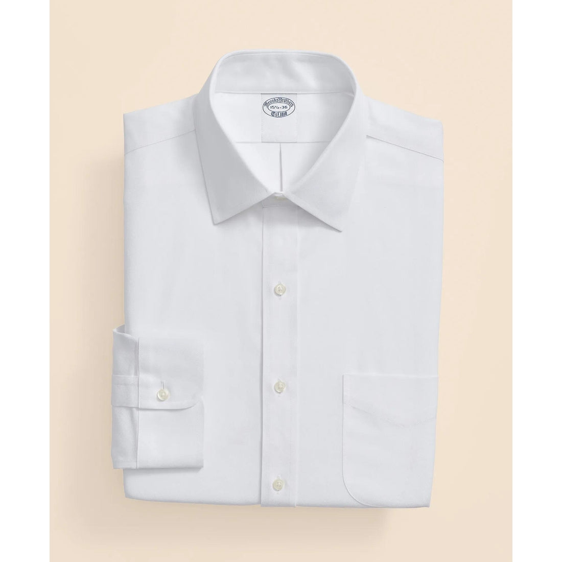 Brooks Brothers Explorer Collection Non-Iron Twill Ainsley Collar, Dress Shirt