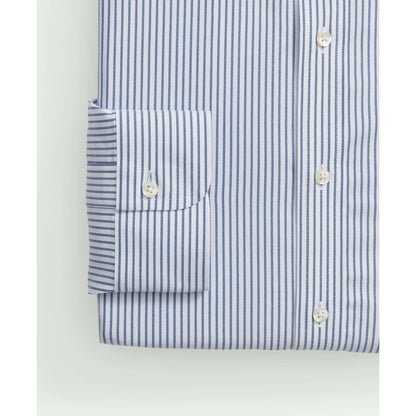 Brooks Brothers Explorer Collection Non-Iron Twill Ainsley Collar, Stripe Dress Shirt