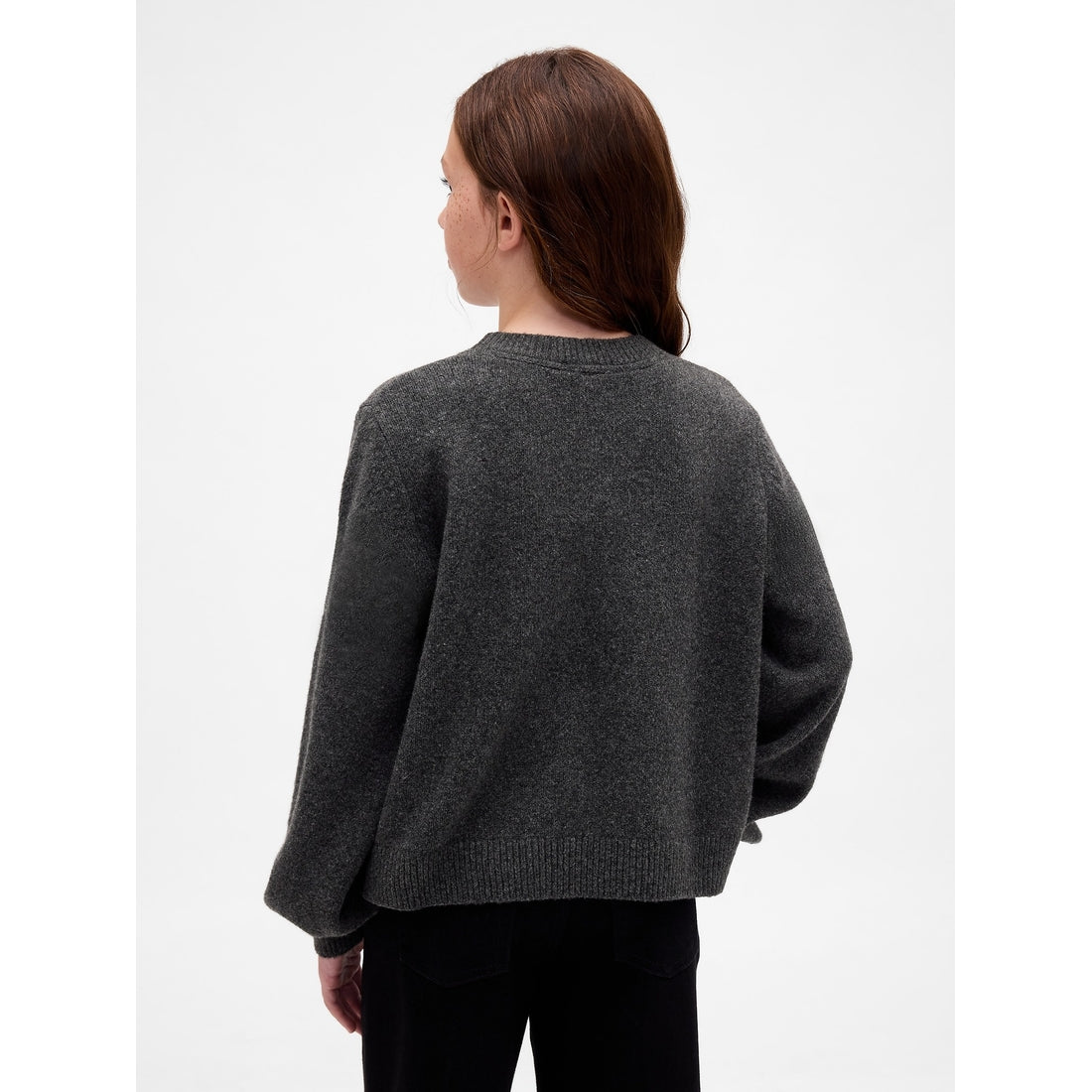 Girls' Cashsoft Crewneck Sweater