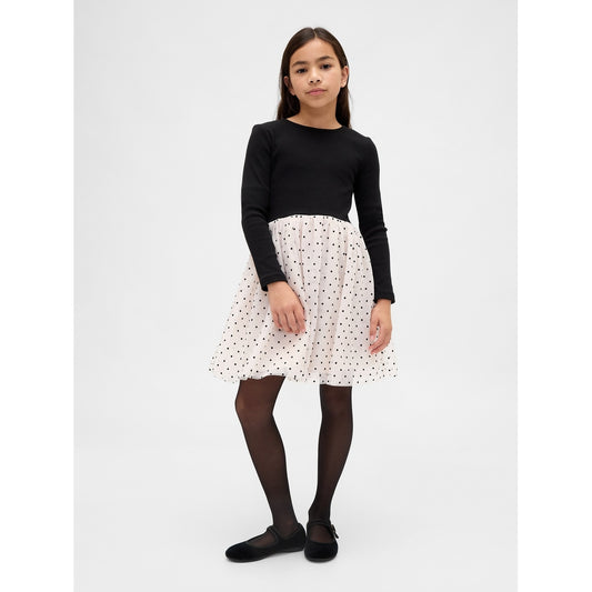 Girls' Mixed Media Dress