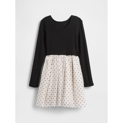 Girls' Mixed Media Dress