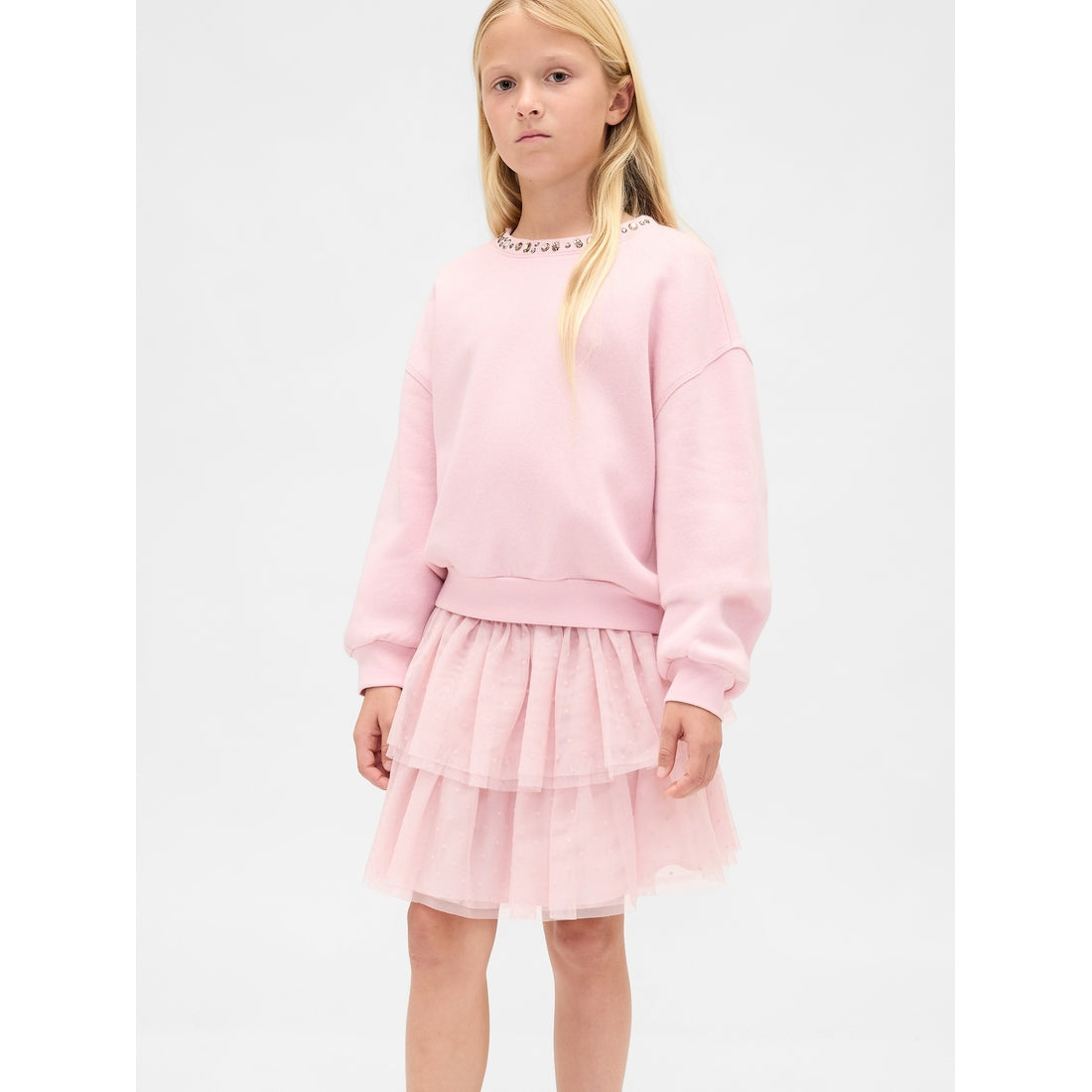 Girls' Tiered Tulle Skirt
