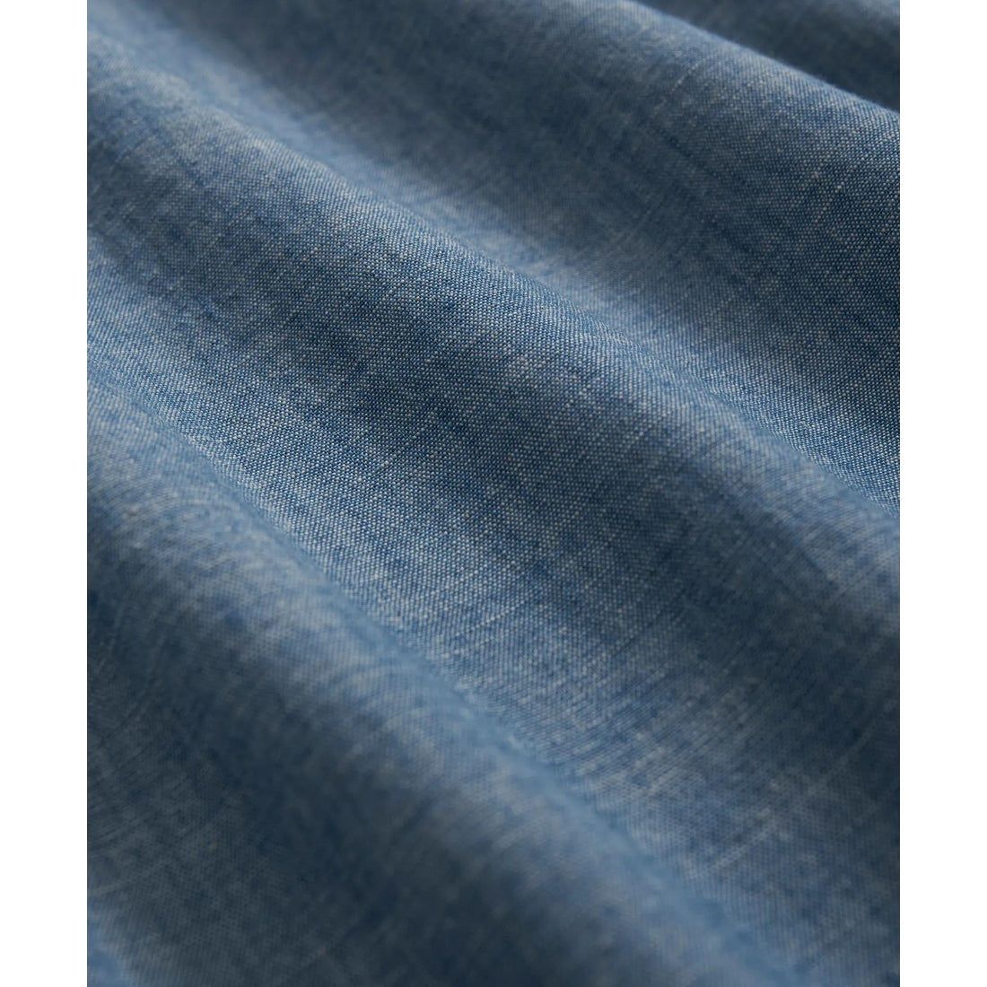 Chambray Cotton Poplin Polo Button Down Collar, Sport Shirt
