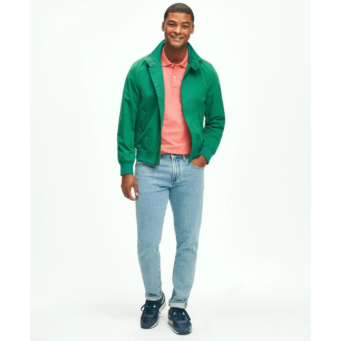 Bomber Jacket in Cotton Blend