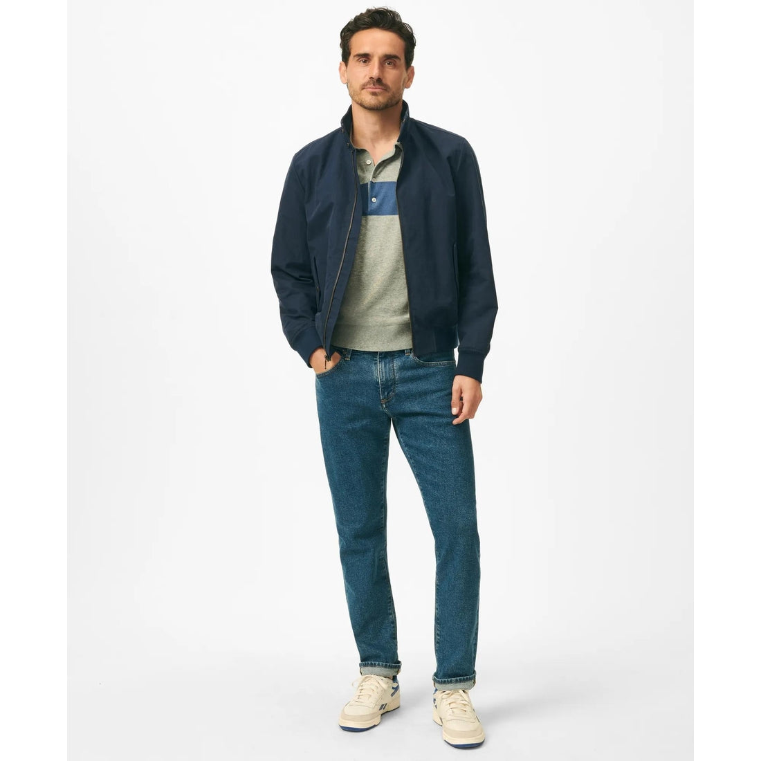Bomber Jacket in Cotton Blend