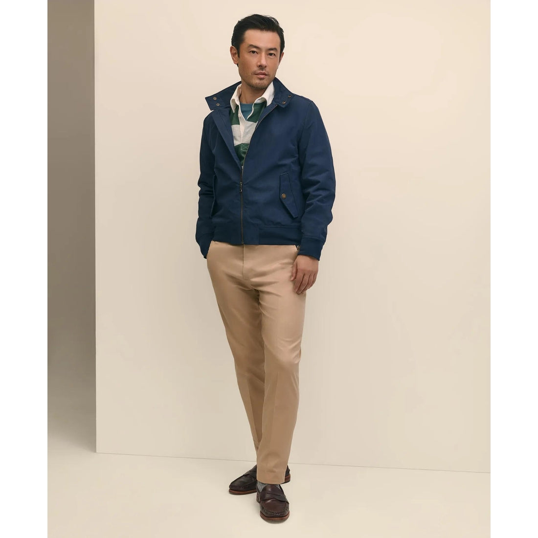 Bomber Jacket in Cotton Blend