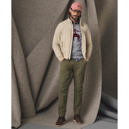 Bomber Jacket in Cotton Blend