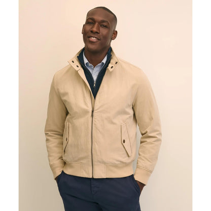 Bomber Jacket in Cotton Blend
