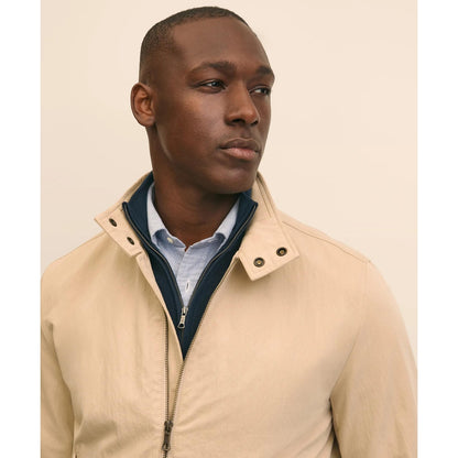 Bomber Jacket in Cotton Blend