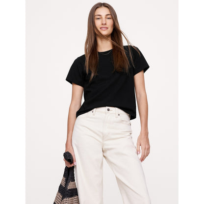 Women's Vintage Cotton Crew-Neck T-Shirt