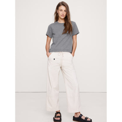 Women's Vintage Cotton Crew-Neck T-Shirt