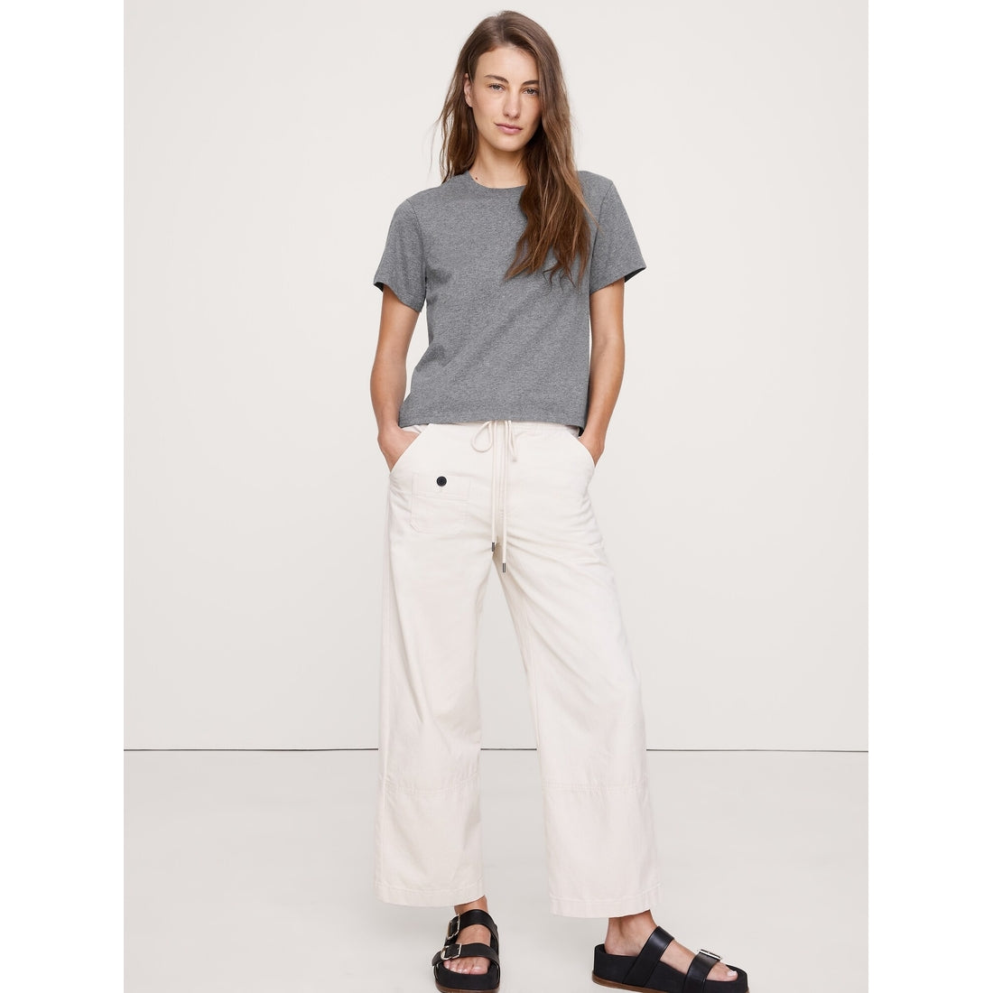 Women's Vintage Cotton Crew-Neck T-Shirt
