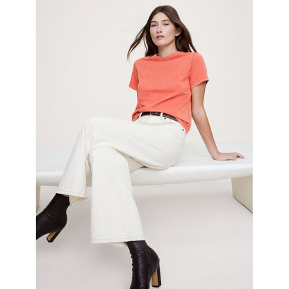 Women's Vintage Cotton Crew-Neck T-Shirt