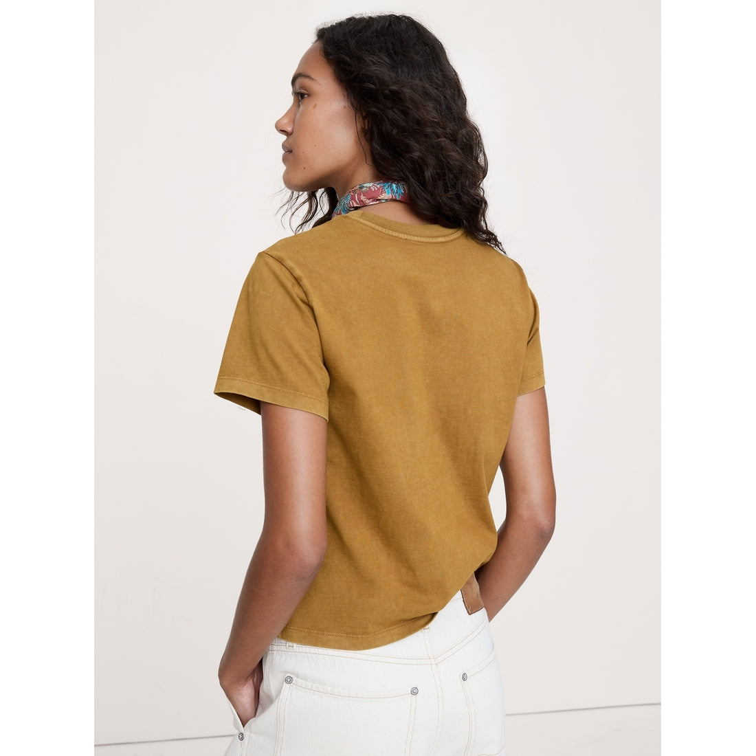 Women's Vintage Cotton Crew-Neck T-Shirt