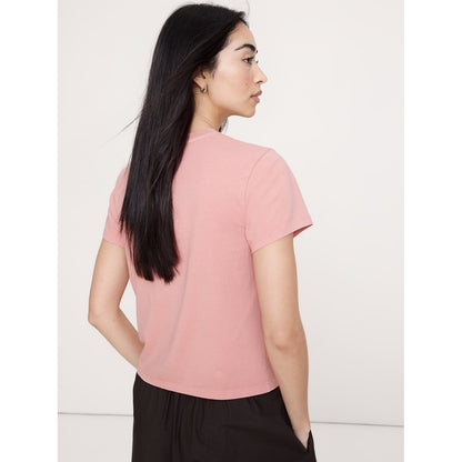Women's Vintage Cotton Crew-Neck T-Shirt