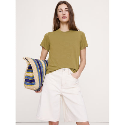 Women's Vintage Cotton Crew-Neck T-Shirt