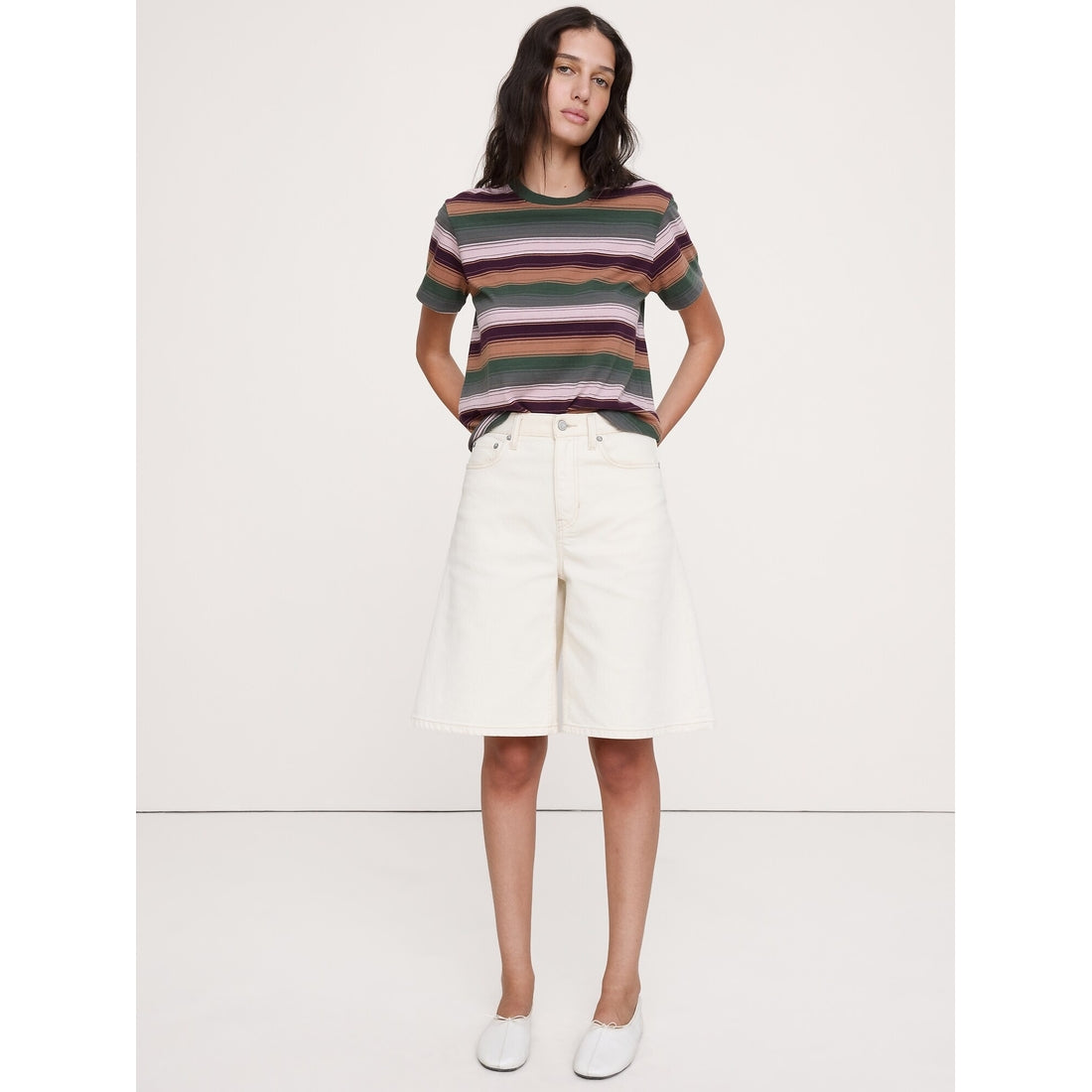 Women's Vintage Cotton Crew-Neck T-Shirt