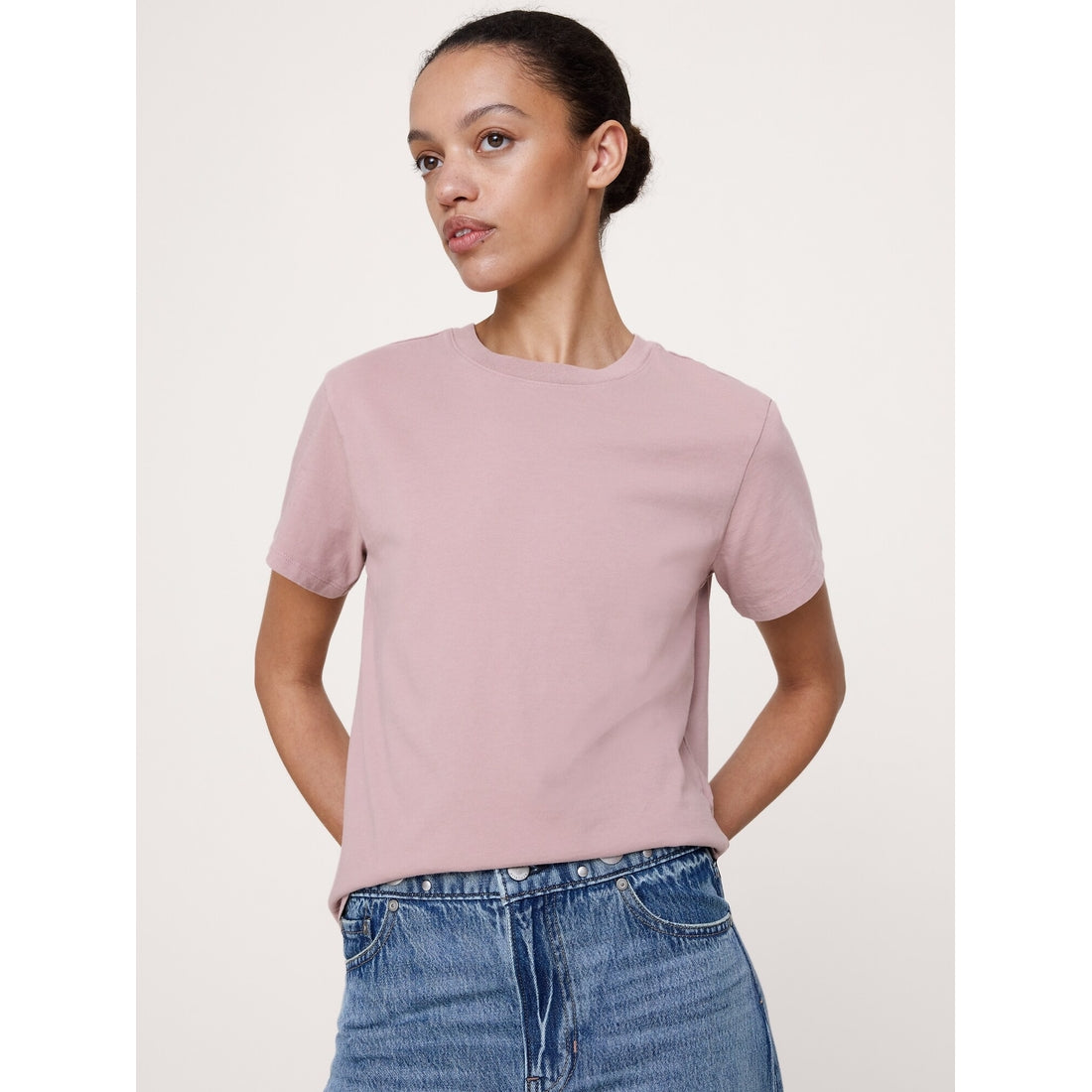 Women's Vintage Cotton Crew-Neck T-Shirt