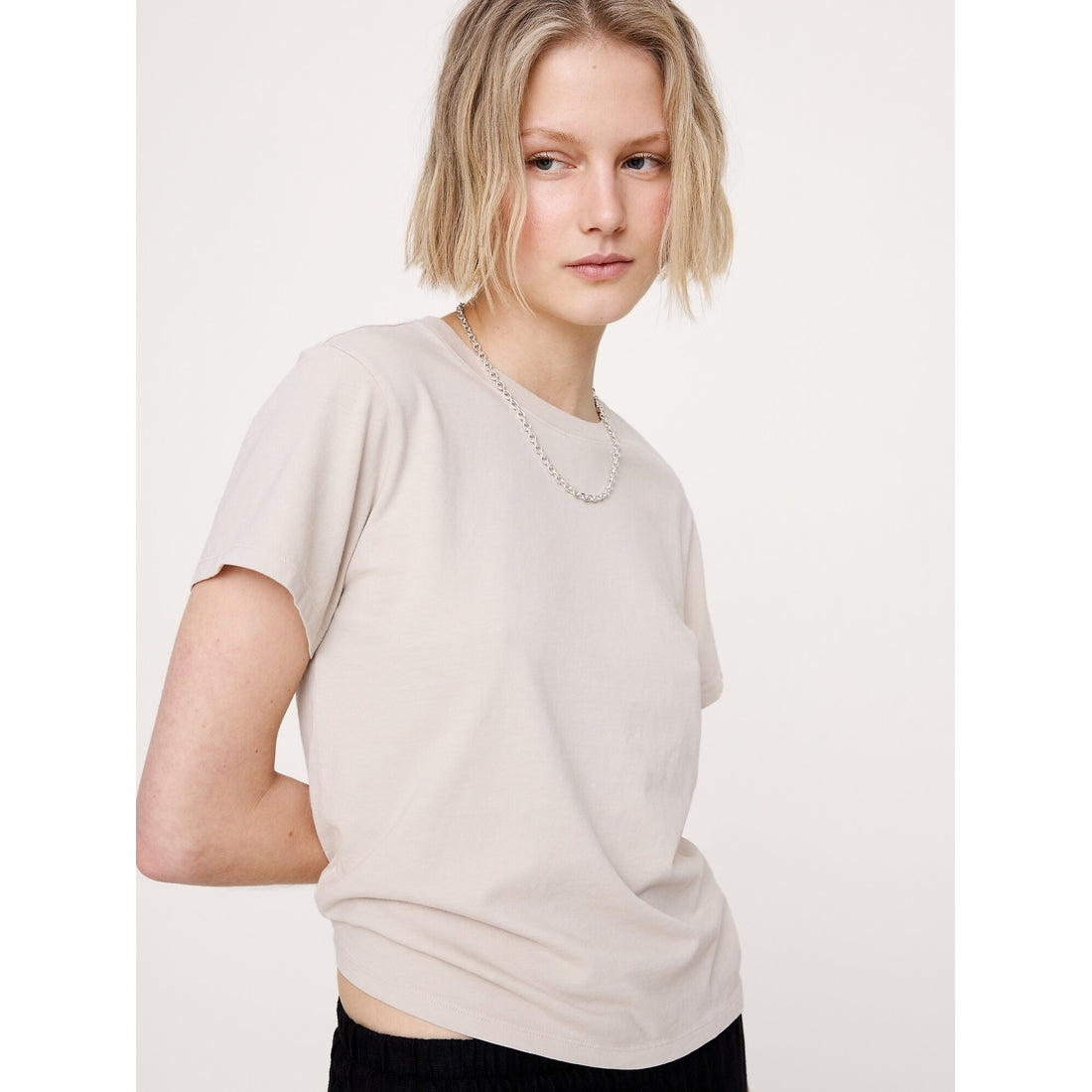Women's Vintage Cotton Crew-Neck T-Shirt