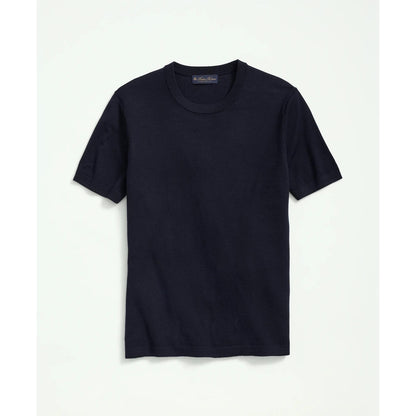 Lightweight Luxe All-Season Sweater, Short Sleeve Crewneck