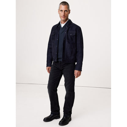 Men's Cotton Thermal-Knit V-Neck Sweater