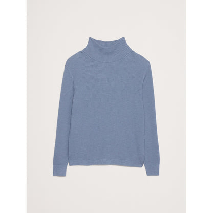 Men's Cotton Thermal-Knit Turtleneck Sweater