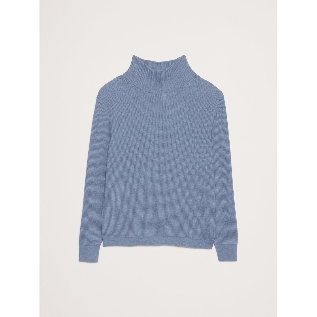 Men's Cotton Thermal-Knit Turtleneck Sweater