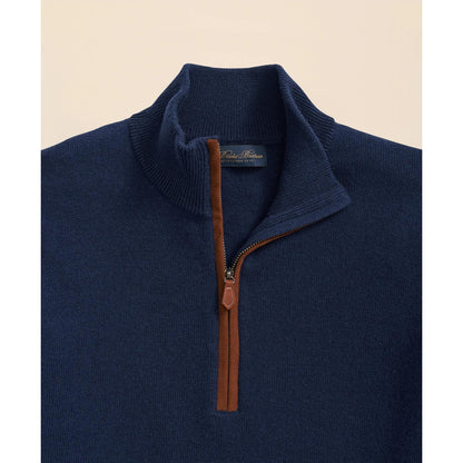 3-Ply Cashmere Half-Zip Sweater