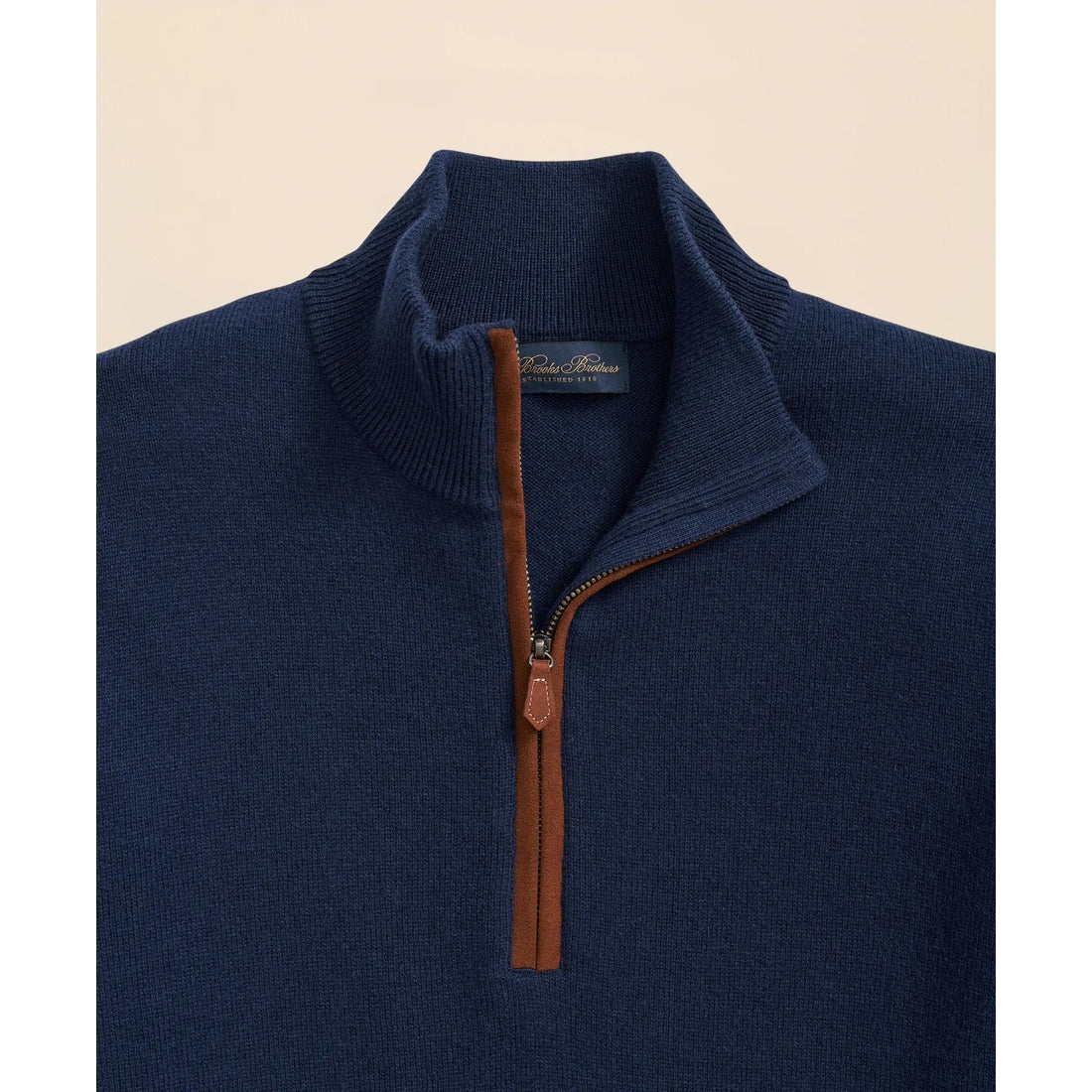 3-Ply Cashmere Half-Zip Sweater