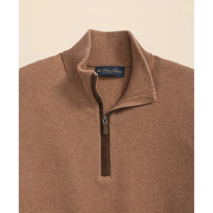 3-Ply Cashmere Half-Zip Sweater