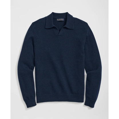 3-Ply Cashmere Jonny Collar Polo Sweater
