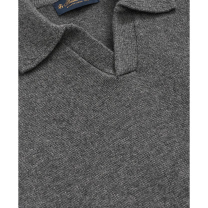 3-Ply Cashmere Jonny Collar Polo Sweater