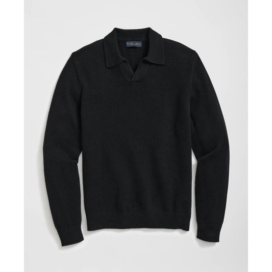 3-Ply Cashmere Jonny Collar Polo Sweater