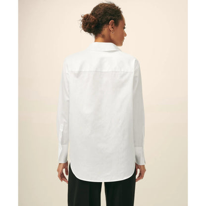 Relaxed Shirt in Supima Cotton Sateen